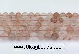 CPQ332 15.5 inches 10mm round pink quartz beads wholesale