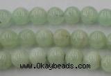 CPR102 15.5 inches 8mm round natural prehnite beads wholesale