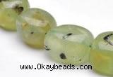 CPR23 A grade 12*18mm pebble shape natural Prehnite stone beads