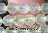 CPR375 15.5 inches 5mm faceted nuggets prehnite gemstone beads