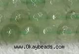 CPR415 15.5 inches 6mm faceted round natural prehnite beads