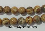 CPT452 15.5 inches 8mm round picture jasper beads wholesale