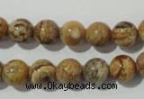 CPT453 15.5 inches 10mm round picture jasper beads wholesale