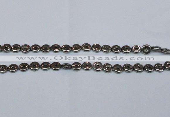 CPY574 15.5 inches 10mm donut pyrite gemstone beads wholesale