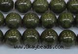 CPY754 15.5 inches 12mm round pyrite gemstone beads wholesale