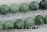 CQJ05 15.5 inches 12mm round Qinghai jade beads wholesale