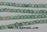 CQJ201 15.5 inches 4mm round Qinghai jade beads wholesale