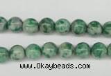 CQJ203 15.5 inches 8mm round Qinghai jade beads wholesale