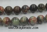 CRA01 15.5 inches 8mm round natural rainforest agate gemstone beads