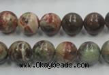 CRA02 15.5 inches 10mm round natural rainforest agate gemstone beads