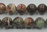 CRA03 15.5 inches 12mm round natural rainforest agate gemstone beads