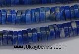 CRB1027 15.5 inches 2*6mm heishi lapis lazuli beads wholesale