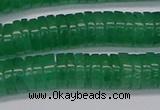 CRB1032 15.5 inches 2*6mm heishi green aventurine beads wholesale