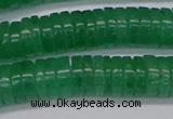 CRB1033 15.5 inches 2*7mm heishi green aventurine beads wholesale