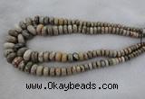 CRB1129 15.5 inch 5*8mm - 9*18mm faceted rondelle chrysanthemum agate beads