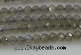 CRB1202 15.5 inches 3*4mm faceted rondelle labradorite beads