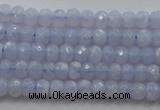 CRB123 15.5 inches 2.5*4mm faceted rondelle blue lace agate beads