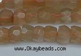 CRB1468 15.5 inches 4*6mm faceted rondelle moonstone beads