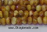 CRB1836 15.5 inches 4*6mm faceted rondelle golden tiger eye beads