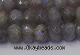 CRB1854 15.5 inches 6*10mm faceted rondelle labradorite beads