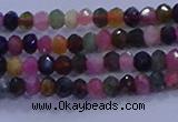 CRB1887 15.5 inches 2*3mm faceted rondelle tourmaline beads