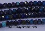 CRB1906 15.5 inches 2*3mm faceted rondelle chrysocolla & turquoise beads