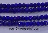 CRB1909 15.5 inches 2*3mm faceted rondelle lapis lazuli beads