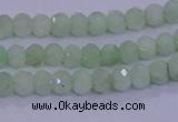 CRB1913 15.5 inches 2.5*4mm faceted rondelle green opal beads