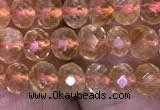 CRB1948 15.5 inches 3.5*5mm faceted rondelle citrine gemstone beads