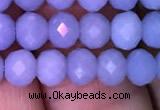 CRB1983 15.5 inches 4*6mm faceted rondelle blue angel skin gemstone beads