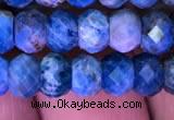 CRB1989 15.5 inches 4*6mm faceted rondelle apatite beads wholesale