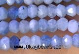 CRB2222 15.5 inches 2*3mm faceted rondelle aquamarine beads