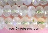 CRB2273 15.5 inches 4*6mm faceted rondelle prehnite beads