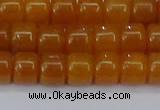 CRB2501 15.5 inches 6*8mm rondelle yellow jade beads wholesale