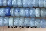 CRB2553 15.5 inches 2*4mm heishi blue aventurine beads wholesale