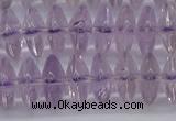 CRB262 15.5 inches 5*12mm rondelle amethyst gemstone beads