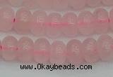 CRB2802 15.5 inches 6*10mm rondelle rose quartz beads wholesale