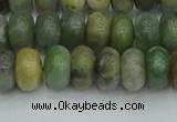 CRB2832 15.5 inches 6*10mm rondelle jade gemstone beads