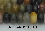 CRB2847 15.5 inches 6*10mm rondelle fancy jasper beads wholesale