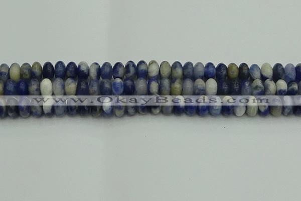 CRB2882 15.5 inches 6*10mm rondelle sodalite beads wholesale