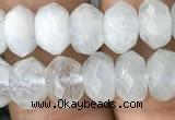 CRB3005 15.5 inches 5*8mm faceted rondelle aquamarine beads