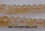 CRB302 15.5 inches 5*8mm - 10*14mm faceted rondelle citrine beads