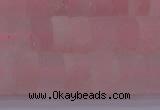 CRB311 15.5 inches 8*12mm tyre matte rose quartz beads wholesale