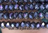 CRB3131 15.5 inches 2*3mm faceted rondelle tiny terahertz beads