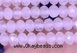 CRB3140 15.5 inches 2.5*4mm faceted rondelle tiny white moonstone beads