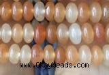 CRB4003 15.5 inches 2.5*4.5mm rondelle red aventurine beads wholesale