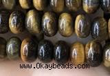 CRB4044 15.5 inches 4*6mm rondelle yellow tiger eye beads wholesale