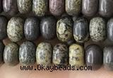 CRB4054 15.5 inches 4*6mm rondelle artistic jasper beads wholesale