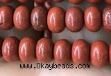 CRB4056 15.5 inches 4*6mm rondelle red jasper beads wholesale