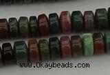 CRB415 15.5 inches 5*8mm rondelle Indian agate beads wholesale